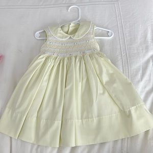 Yellow Smocked dress